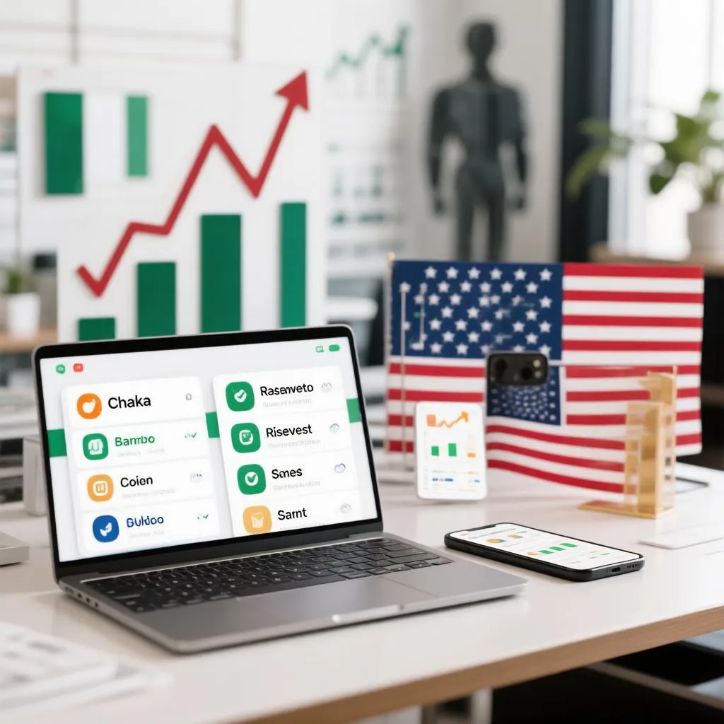 How Nigerians can invest in US stocks: Chaka, Bamboo and Risevest compared